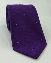 MWT-2A Purple Mulberrywood with Sky Blue Dots